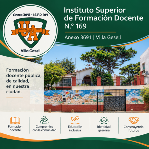Instituto Superior de Formación Docente Nº169 Anexo 3691 Villa Gesell